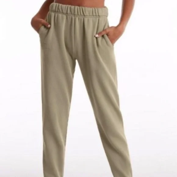 Set Active Los Angeles Heavyweight Sweatpants Joggers light mint Green Women's M - Picture 9 of 9